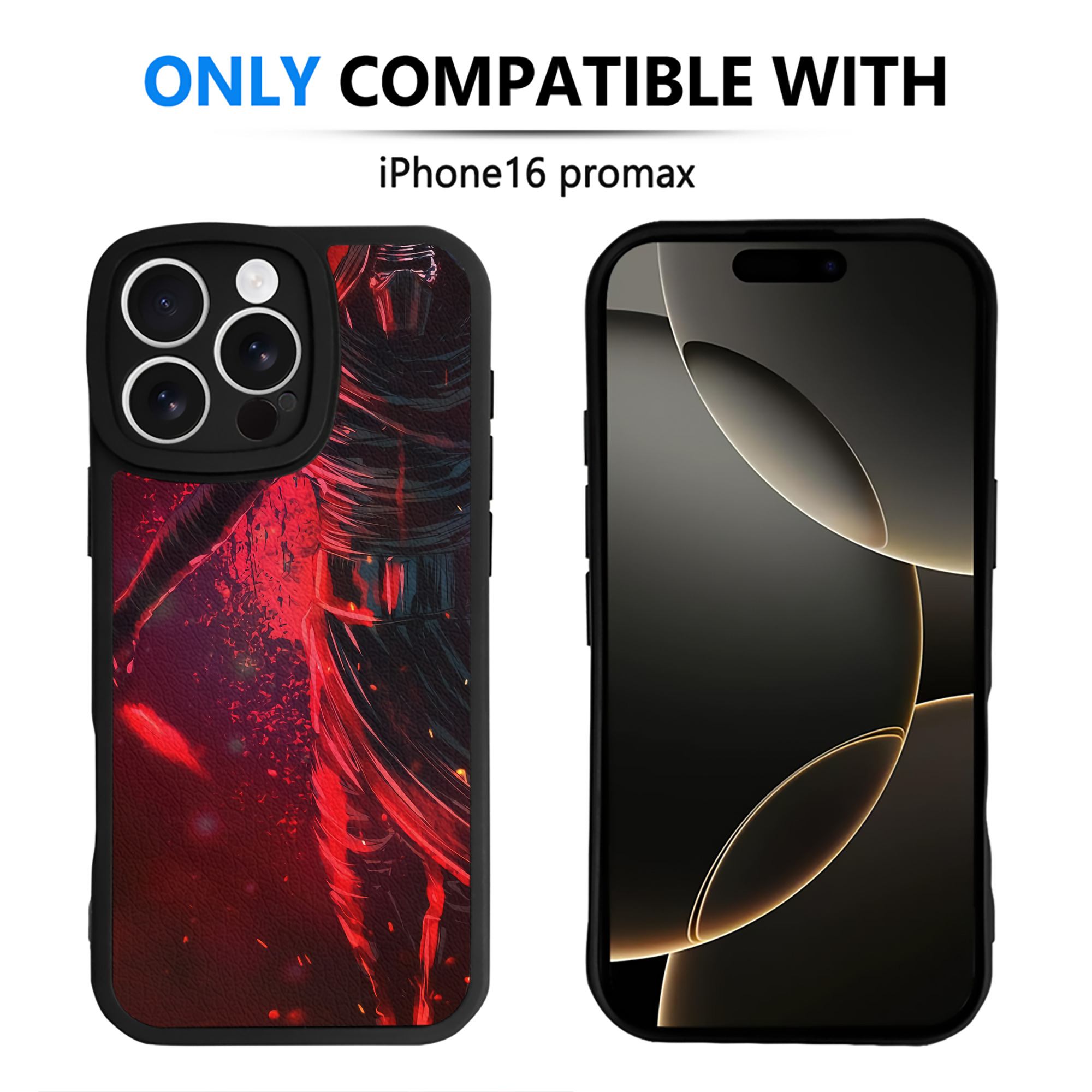 （画像用） スター・ウォーズ Star Wars 【iPhone 16シリーズ対応】シリコンスマホケース（レザー調） 材質：シリコン